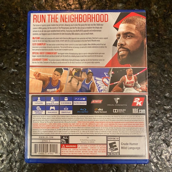 PS4 NBA 2K18 Playstation 4 game - Picture 2 of 3